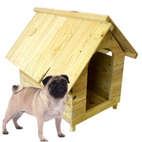 casa cachorro pet madeira 57x55 casinha cachorro porte médio