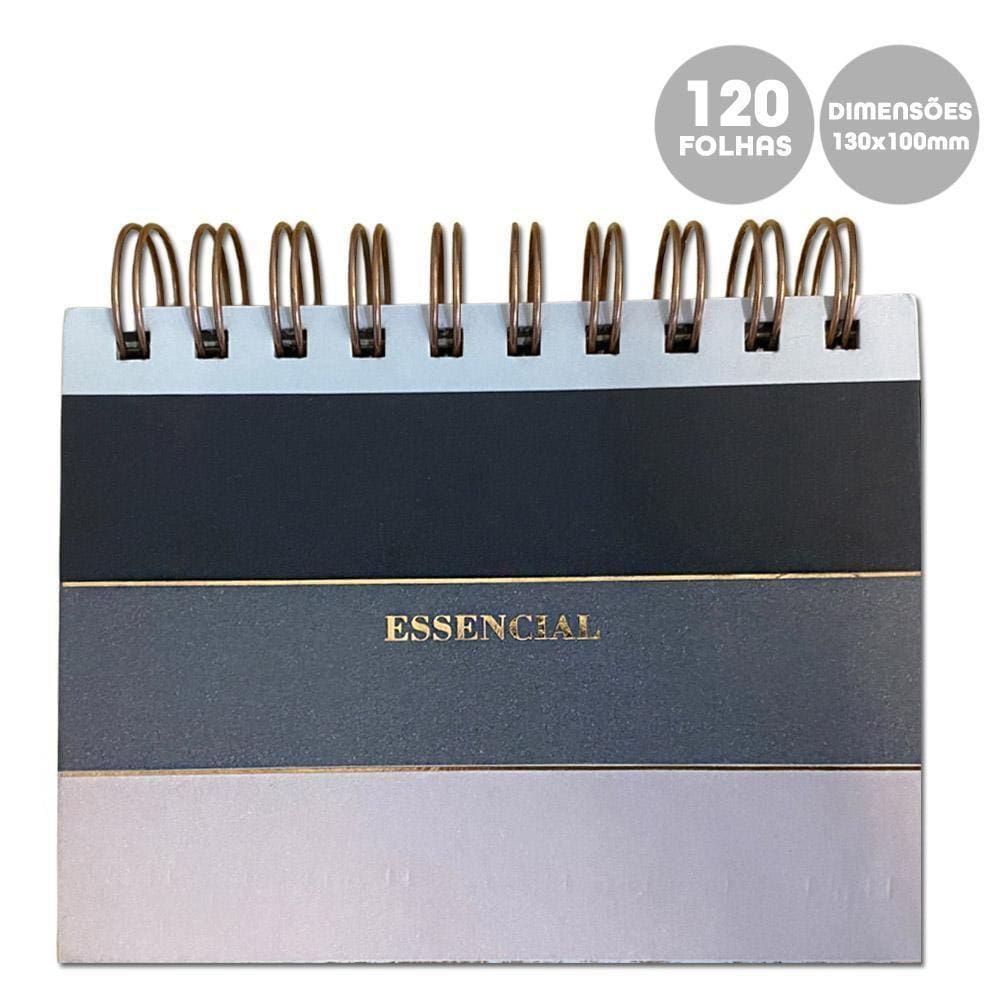Bloco De Notas Espiral Essencial Monocromático 120Fls Merci