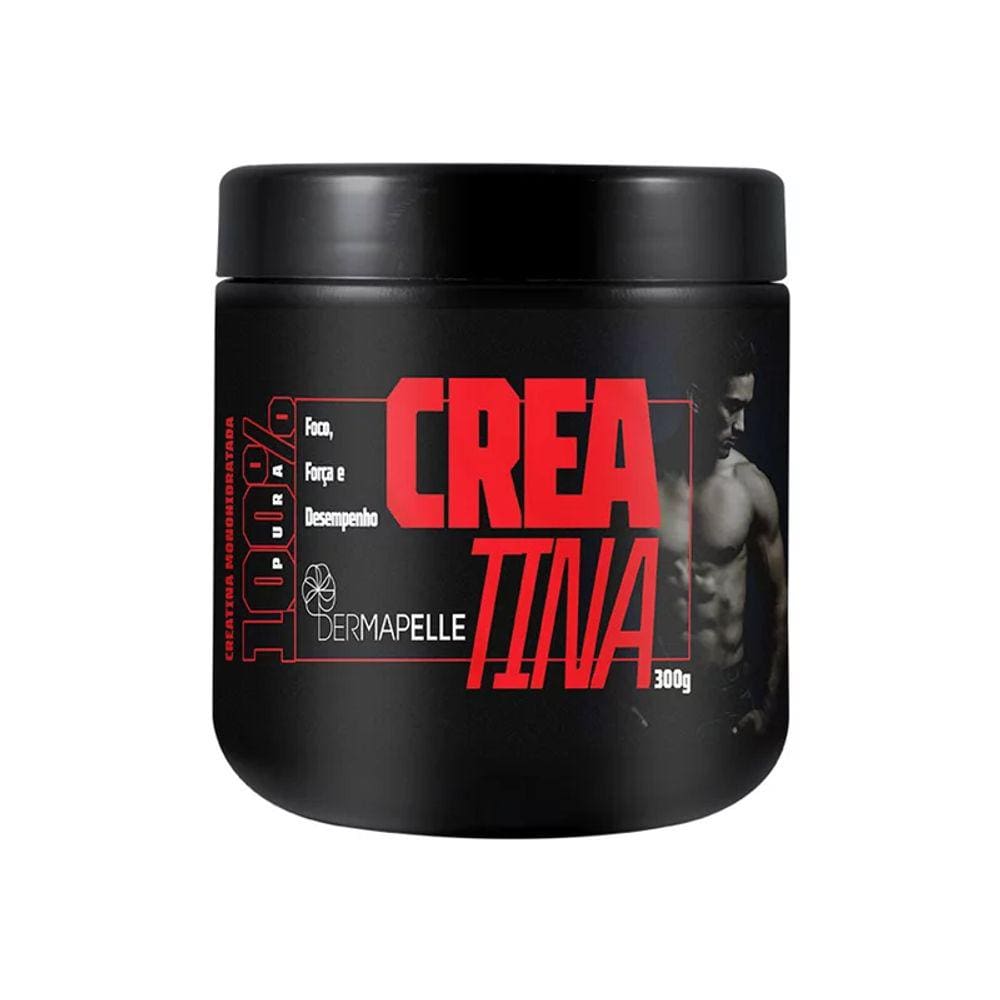 Suplemento em Pó Creatina Monohidratada em Pote de 300g Dermapelle