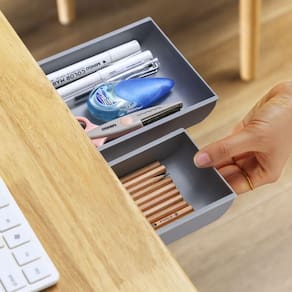 Gaveta Organizadora Adesiva De Mesa Esconde Celular Lápis