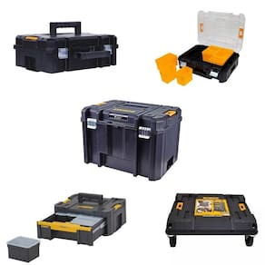 Base Com 4 Rodas + 4 Caixas Dwst 17803 05 06 07 Tstak Dewalt