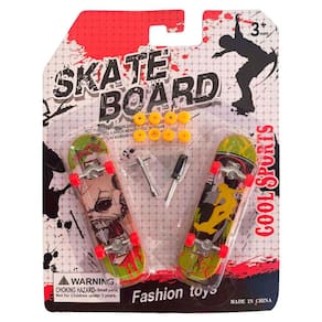 Conjunto 4 Mini Skates De Dedo Profissional Com Rolamento na