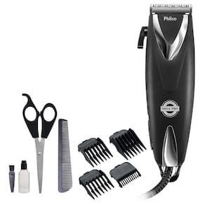 Máquina de Cortar Cabelos Philco Skull Pro Chrome 9 Em 1 PCR12CR