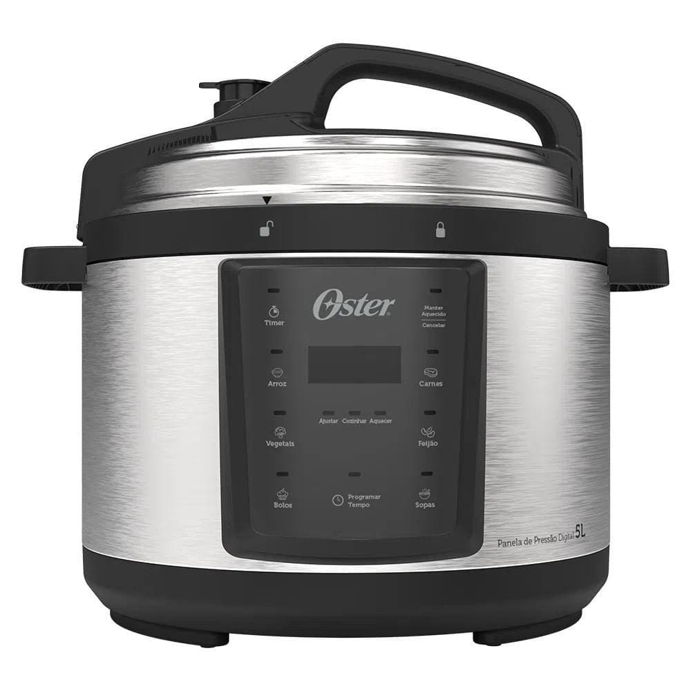 Panela de Pressão Oster 900W Elétrica Digital 5L OPAN920