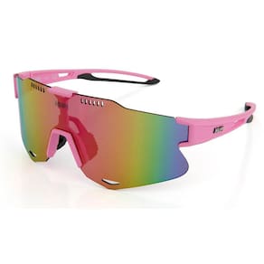Óculos de Sol HUPI Bari Rosa - Lente Rosa Espelhado