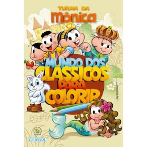 Turma da Mônica - Mundo dos Clássicos para Colorir