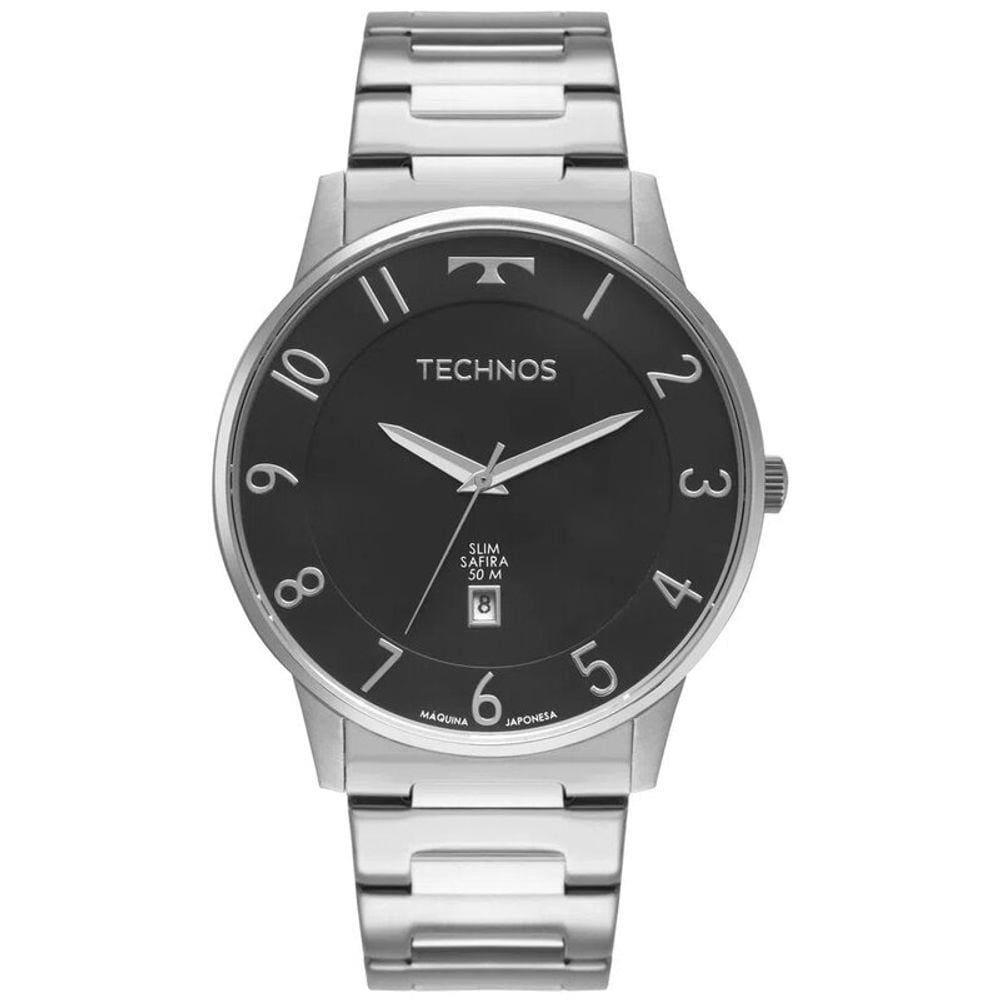 Relógio Technos Masculino Analógico Slim Safira GM10YQ/1A