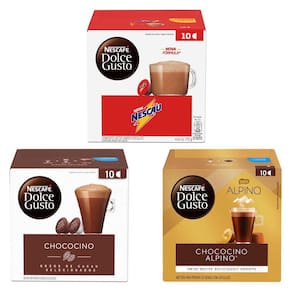 Kit 30 Cápsulas Dolce Gusto 1 Alpino 1 Nescau 1 Chococino