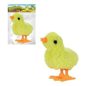 Pintinho Amarelinho Brinquedo De Pelúcia A Corda Que Pula