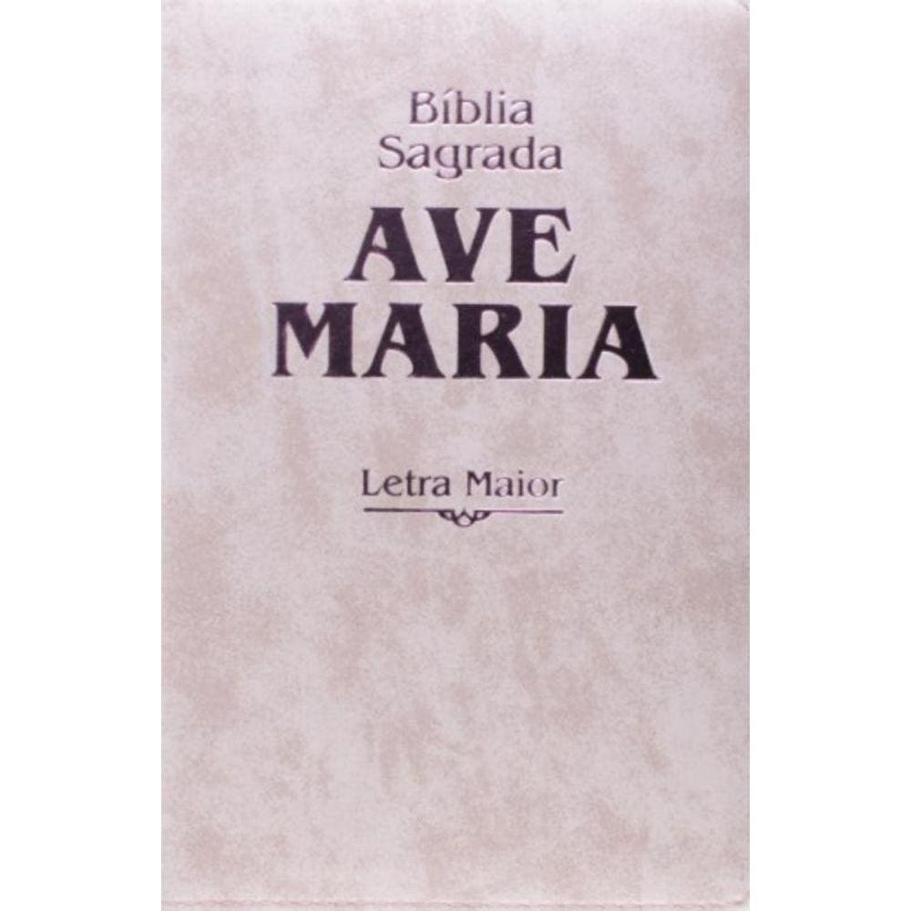 Biblia Sagrada Ave Maria - Letra Maior - Strike Ro