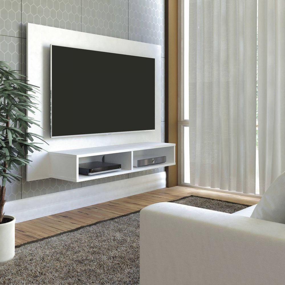 Painel para TV até 42 Polegadas com Suporte Universal Flash Artely Branco