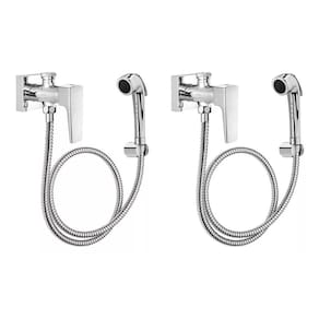 Kit 2 Ducha Higiênica Completa Docol Lift 00812206 Cromado Com Registro Derivação