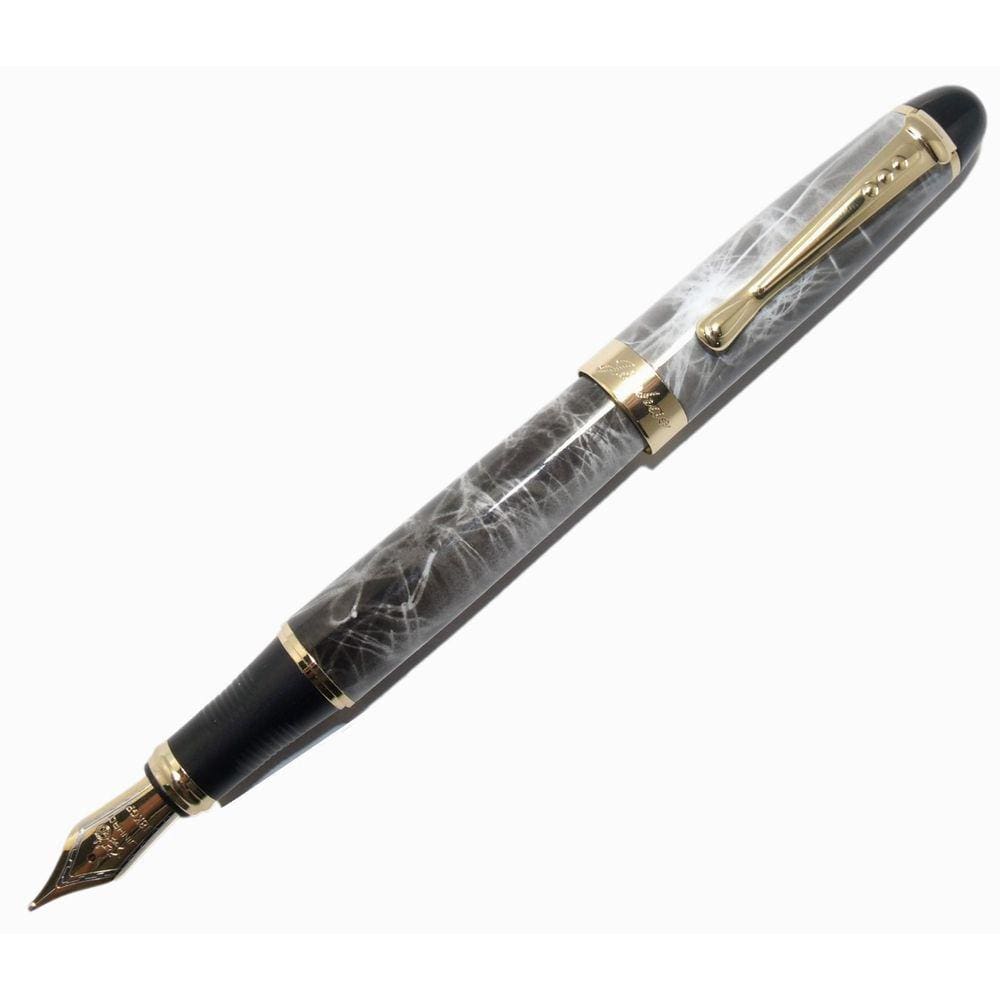 Caneta Tinteiro Jinhao X450 Cinza Marmorizado