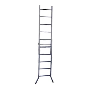 Escada Extensiva 3 em 1 Metalon 30x20mm 6 e 12 Degraus 160cm
