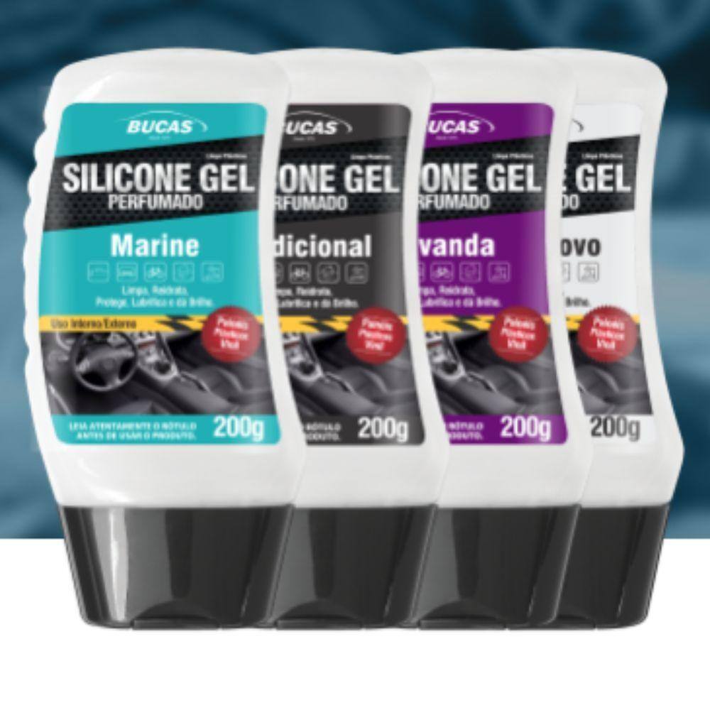 Bucas Silicone Gel Perfumado Tradicional Rodabrill 200g
