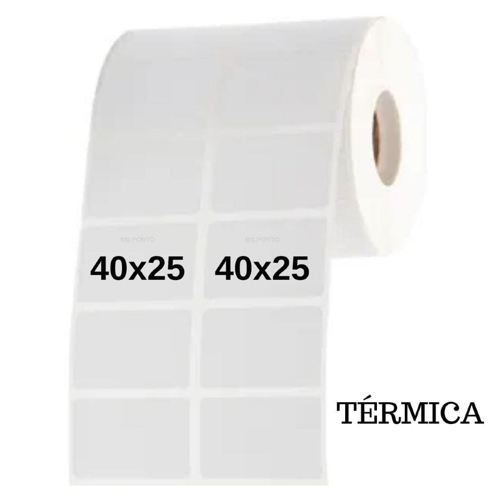 Etiquetas Térmicas 40x25 2 Colunas 3 Rolos 6000 Un
