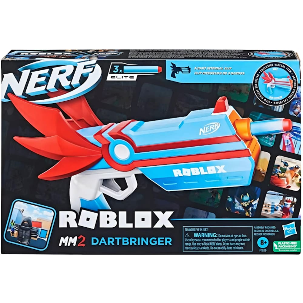 Lançador de Dardos - Nerf Roblox Adopt Me - F2487 - Hasbro - Real