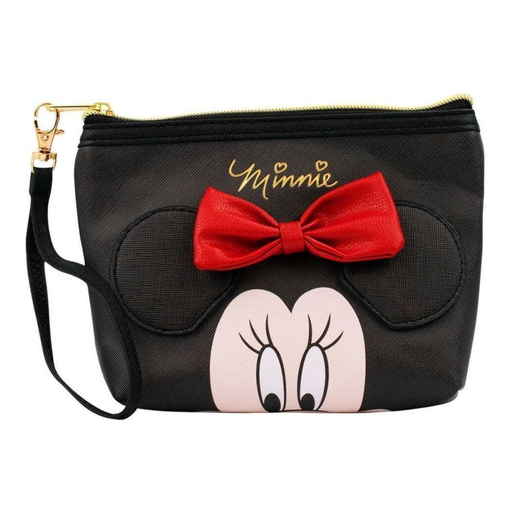 Necessaire Feminina Maquiagem Laço Minnie Mouse Disney