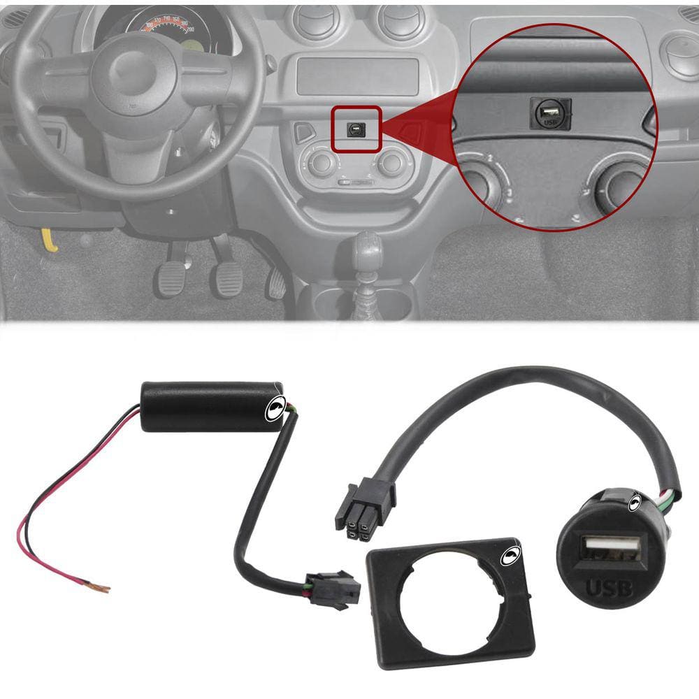 Tomada Usb Inteligente Universal Veicular Tragial