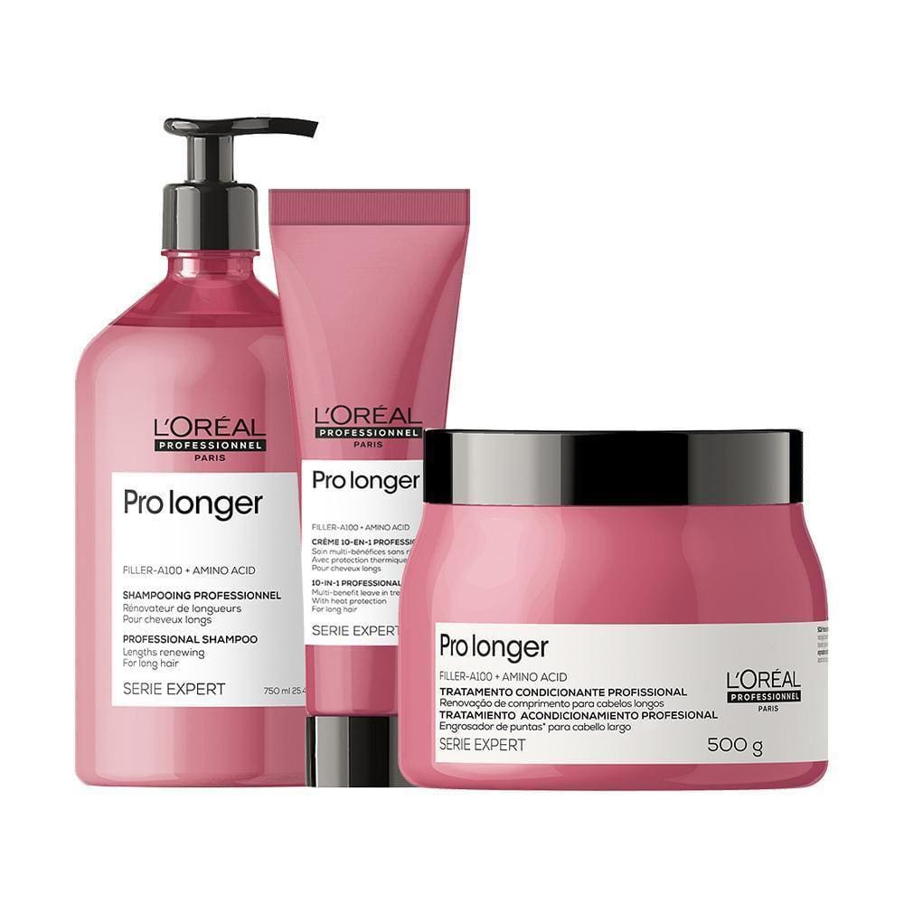 Kit L`Oréal Pro Serie Exp Pro Longer - Sh E Másc E Leave-In