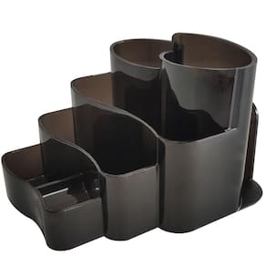 Porta Canetas E Objetos Com 7 Divisórias Organizador De Mesa Escritório Fumê Dellocolor