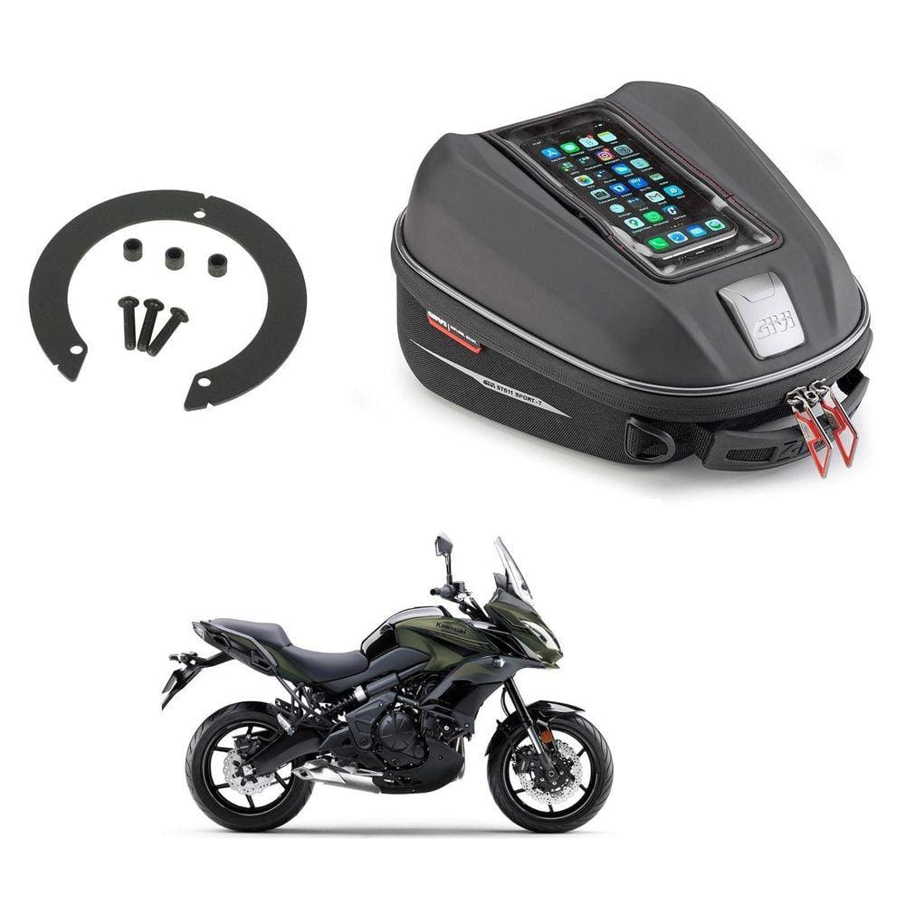 Bolsa Tanque Givi St611+Bocal Givi Bf04 Kawasak Versys 650