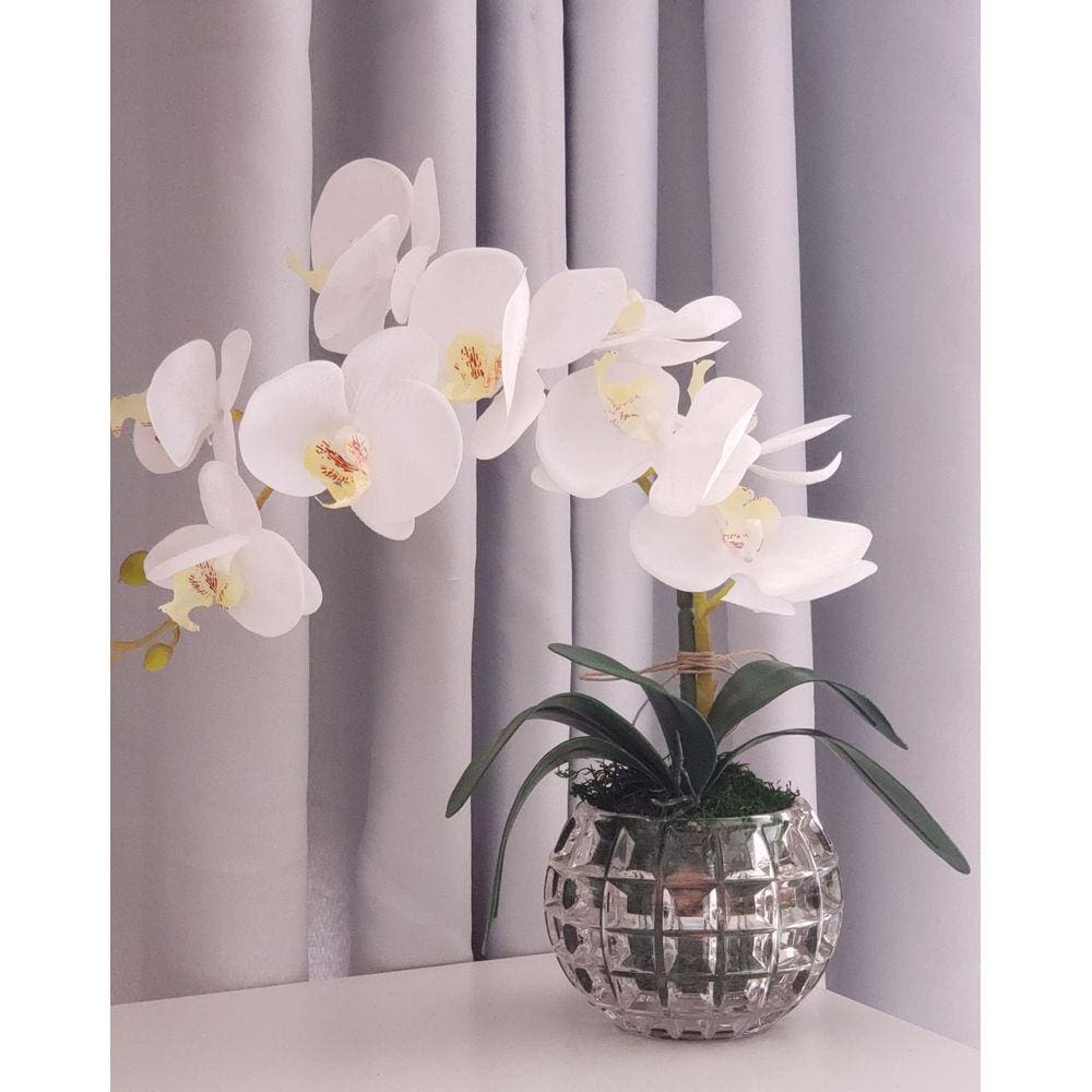 Arranjo De Orquídea Flores Artificial 1998
