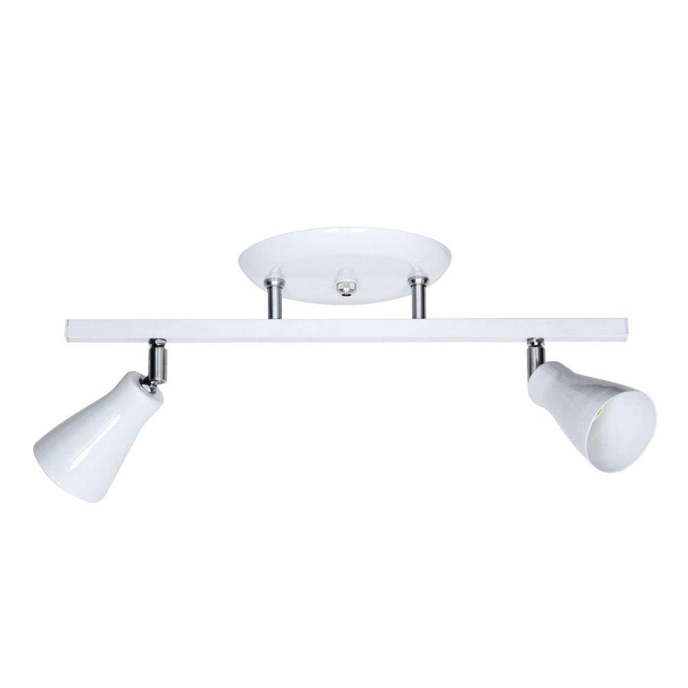 SPOT Sobrepor EM Aluminio E27 520 2 TRILHO Branco