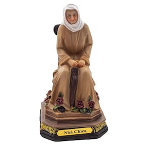 Imagem Nhá Chica Sentada Importada Resina 15 Cm