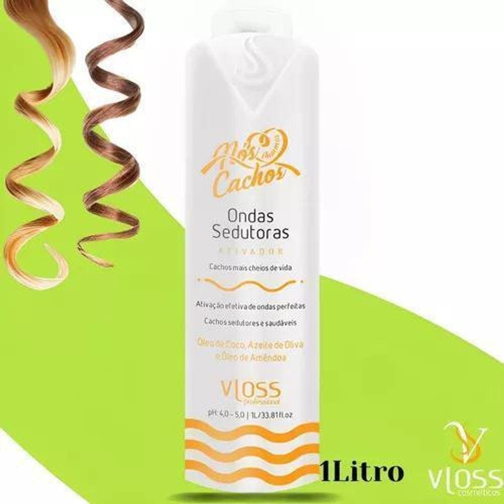 Vloss Professional Ativador De Cachos De 1 L Finalizador
