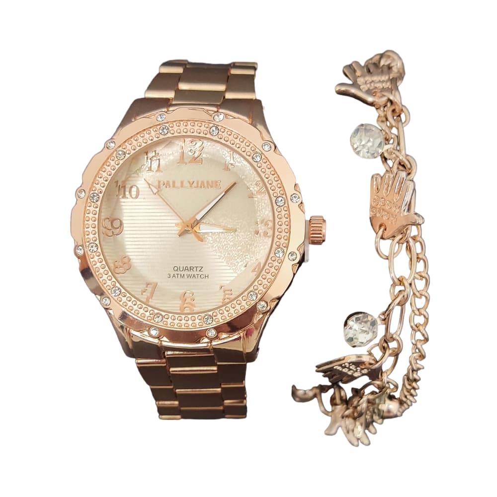 Relogio Com Pulseira Na Caixa Kit Presente