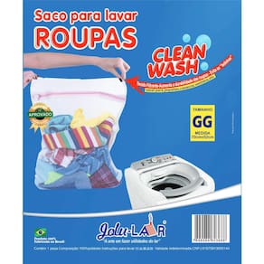 Saco Para Lavar Roupa Clean Wash