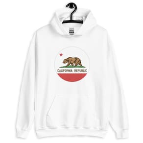 Moletom Canguru Unissex - Urso California Republic