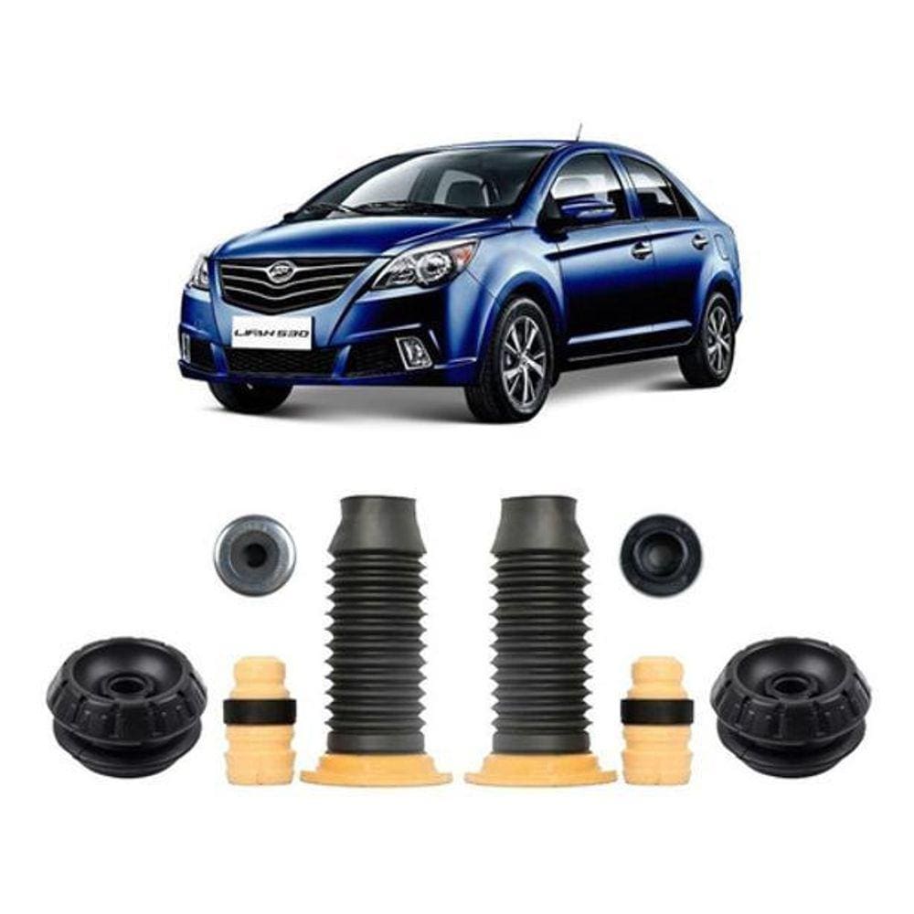 Kit Batente Suspensão Dianteira Lifan 530 2014 2015 2016 17