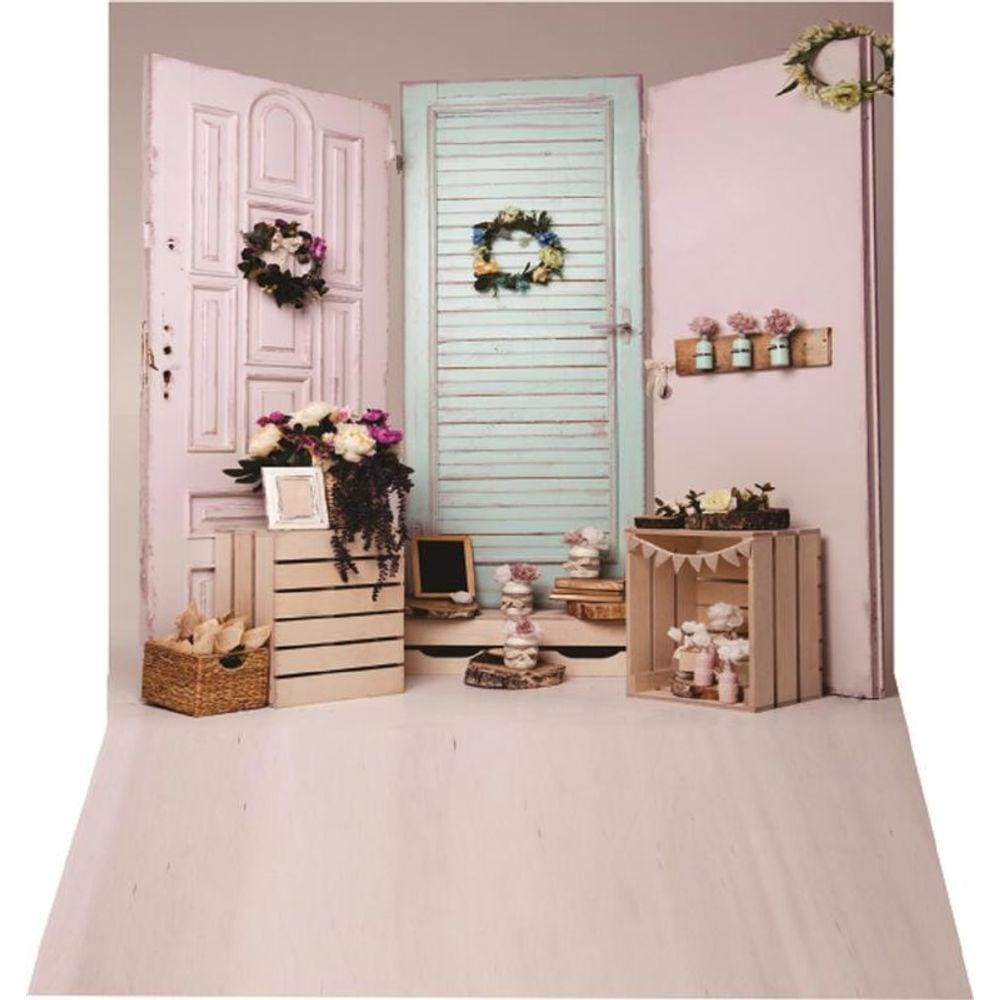 Fundo Fotográfico Painel Newborn Porta 1,50X2,250