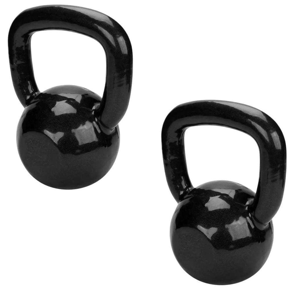 Kit Kettlebell Emborrachado Treinamento Funcional 4 E 6 Kg