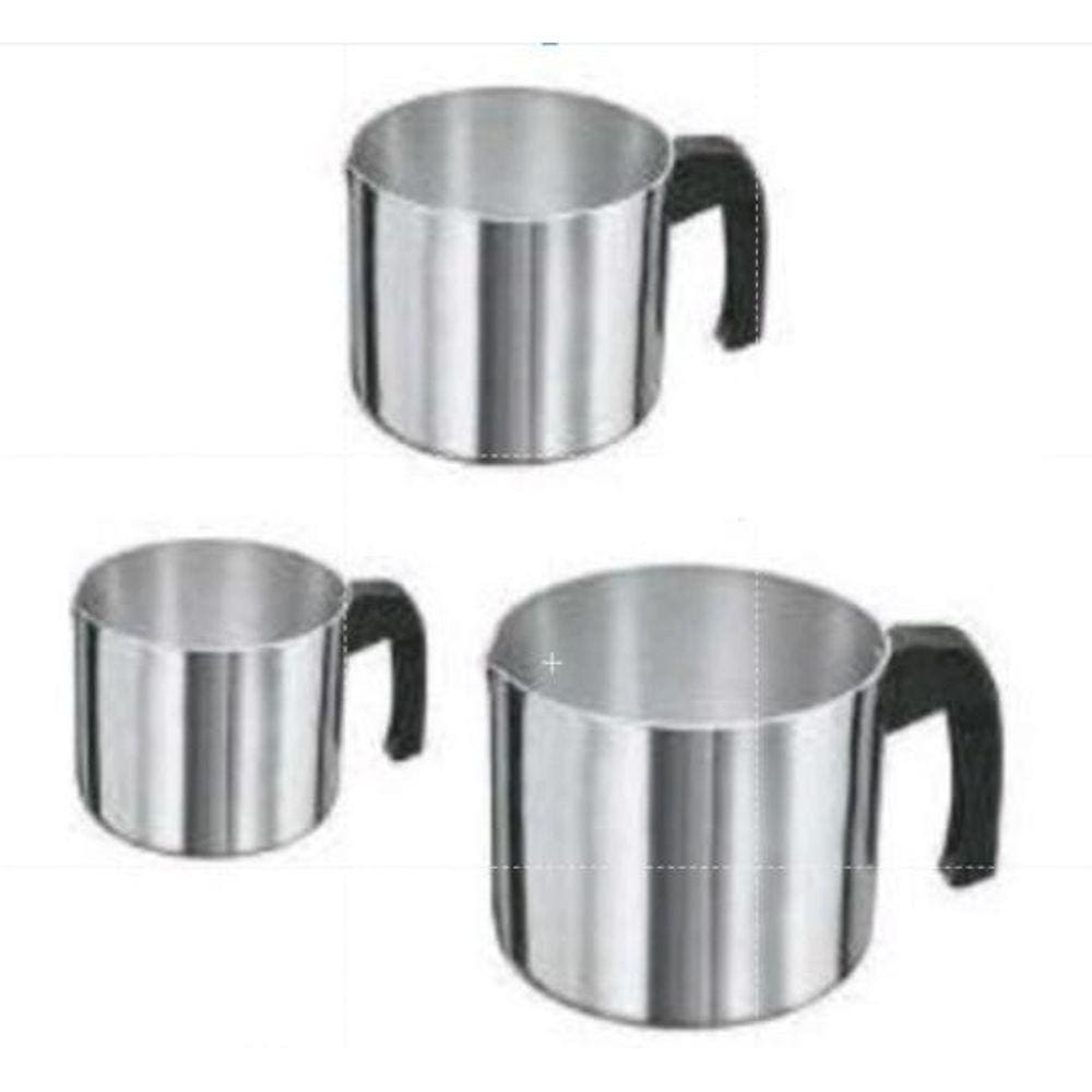 Leiteira De Alumínio Super Resistente Jogo C/3 Pçs