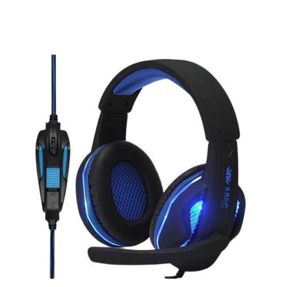 Fone De Ouvido Headset Gamer Kp-396 + Adaptador Ps4 Xbox