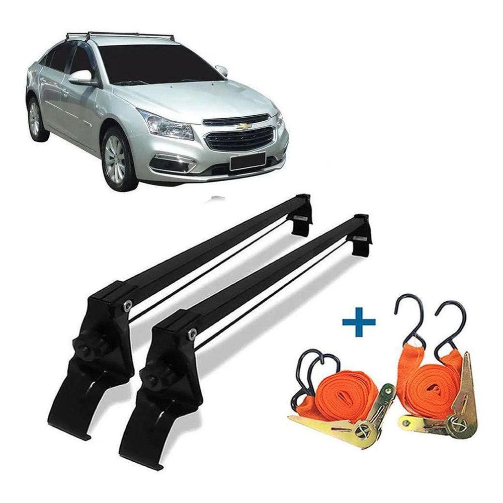 Rack Teto Bagageiro + 2 Cintas Cruze Sedan Ano 11/15