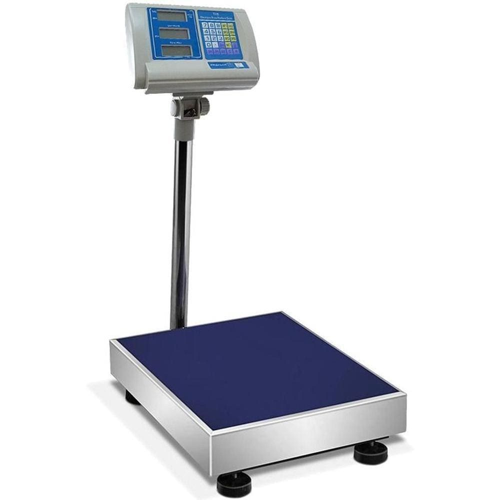 Balança Digital 300Kg Plataforma 50X40 Bivolt Com Bateria