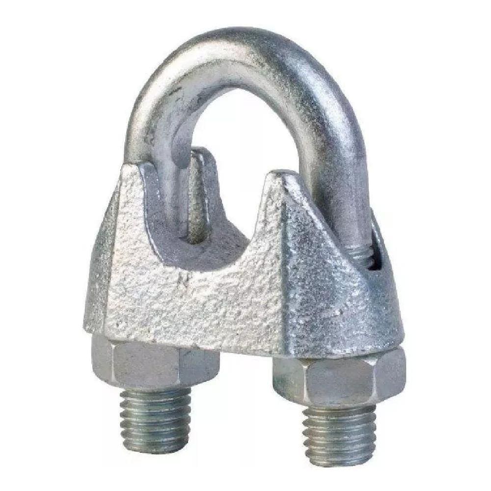 Clips Grampo Para Cabo De Aco 1/4 100 Unidades