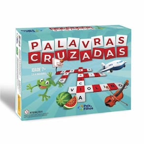Jogo Pedagógico Palavras Cruzadas - 8 Peças