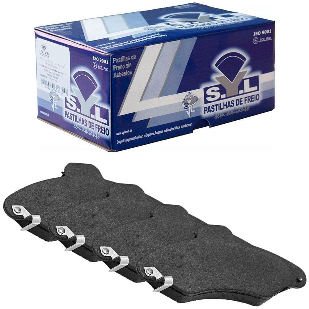 Kit Pastilha Freio Dianteira Escort Logus Pointer S.Y.L 1232