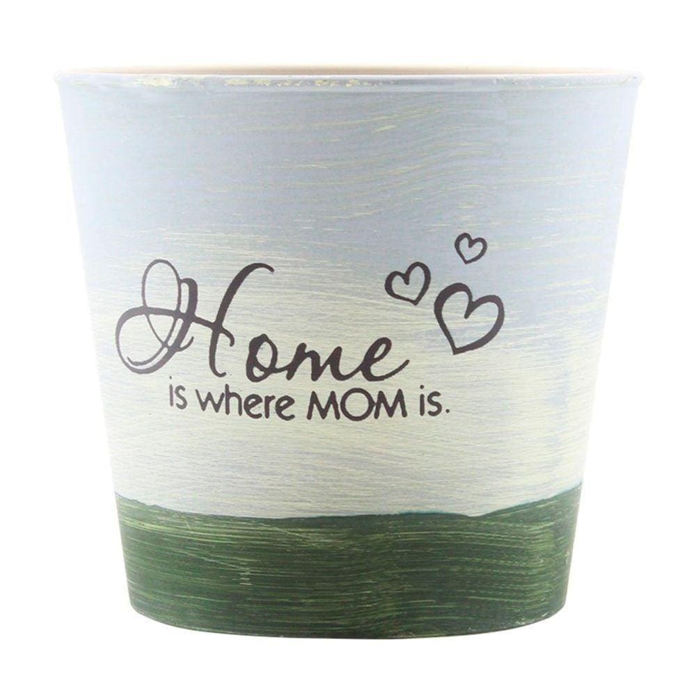 Mini Vaso De Planta Cachepot Estampado Decorado 12,5cm