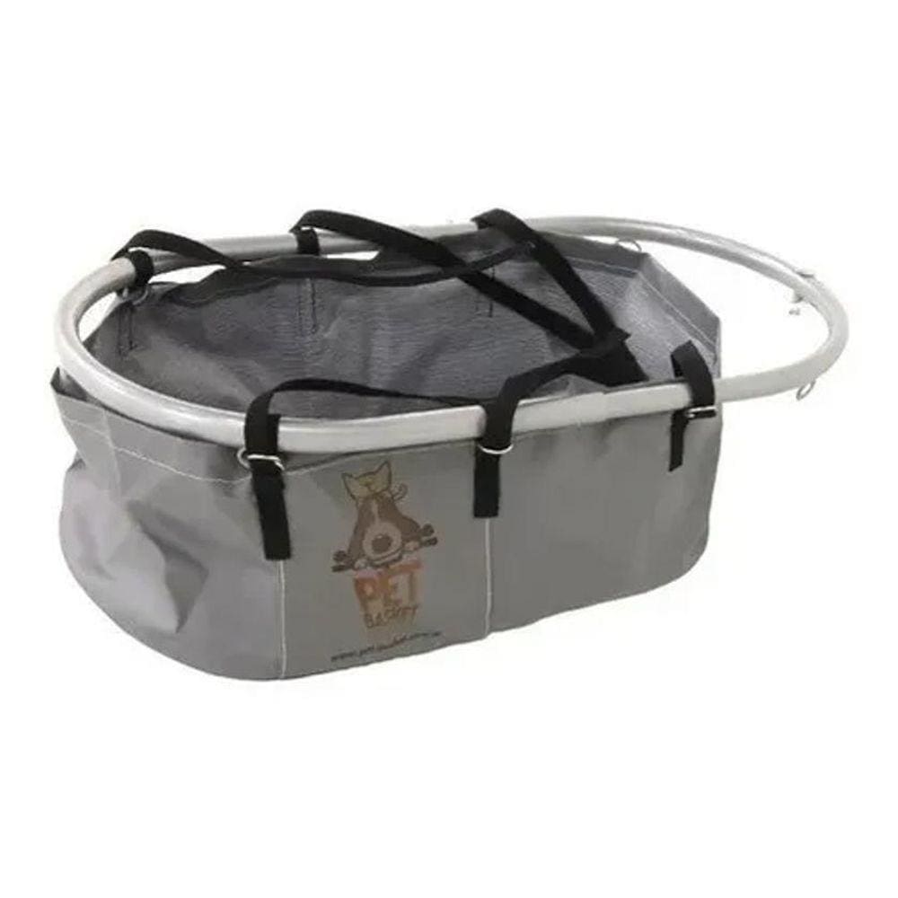 Cadeirinha Bicicleta Dog Cão Gato Bike Pet-Basket P/Passeio