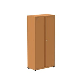 Armário de Aço 2 Portas 3 Prateleiras AP408SL Pandin Móveis Laranja Picasso