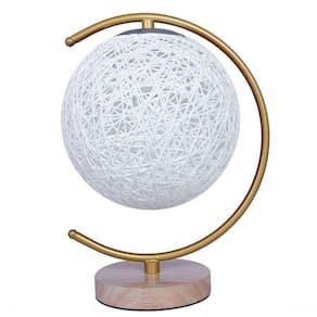 Abajur Luminária Rustica Branca De Mesa 27,5cm Bivolt 110/220v