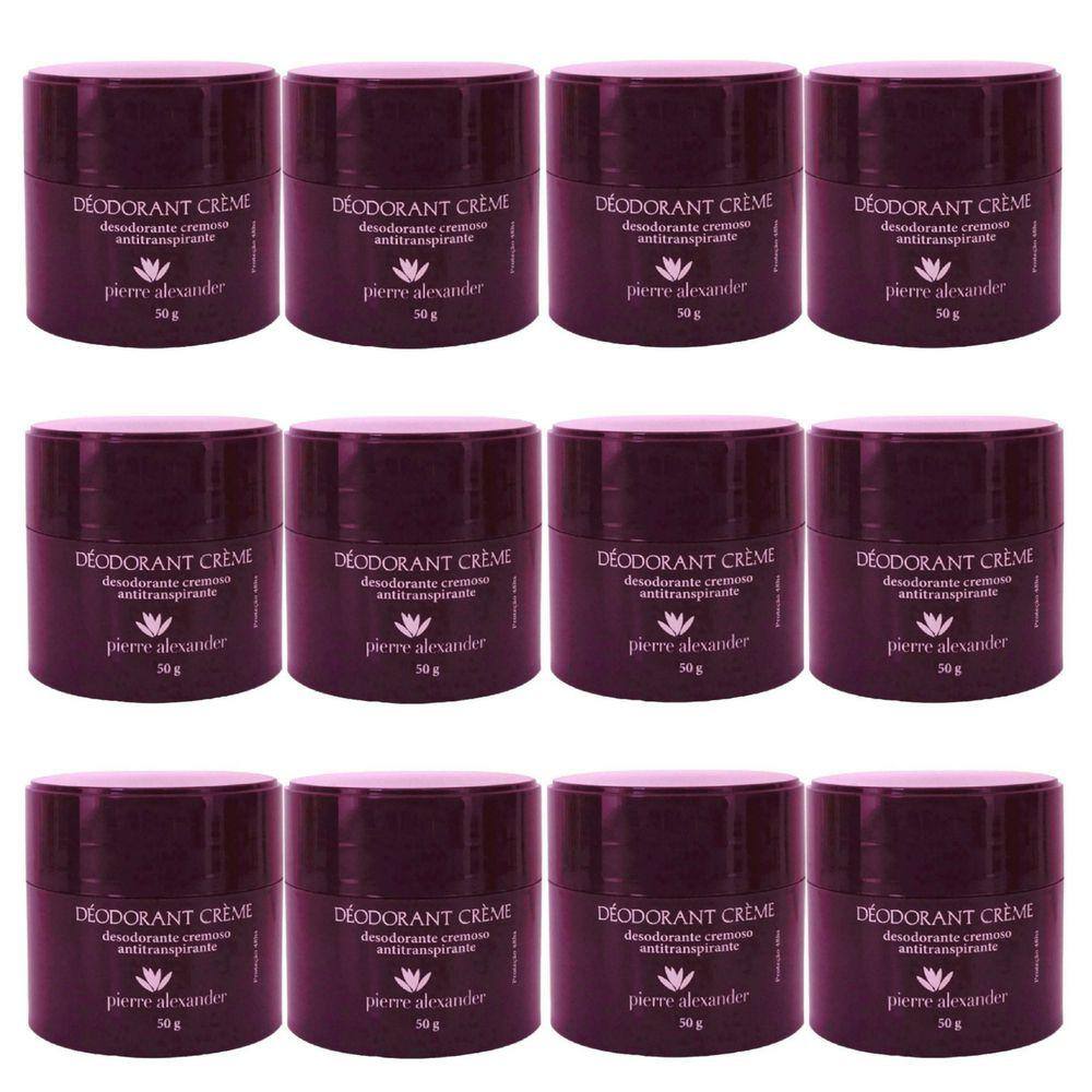 Desodorante em Creme Pierre Alexander 50g 12 Und