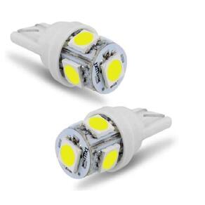 Kit 50 Lampadas Pingo T10-5 Leds Xenon Super Branca