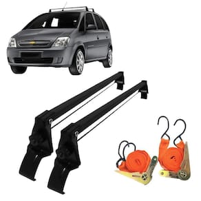 Rack De Teto Travessa Meriva 2002 A 2012 + 2 Cintas Catraca
